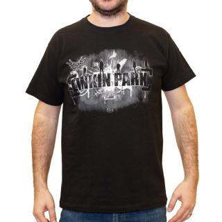 Tricou Linkin Park - White - Fruit Of The Loom ValueWeight