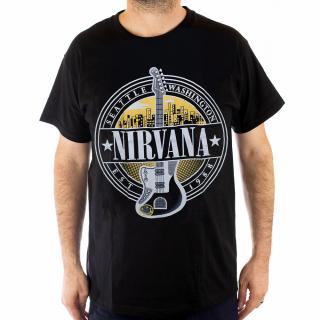 Tricou Nirvana - Seattle Washington - Fruit Of The Loom ValueWeight