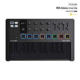 Arturia MiniLab 3 Deep Black