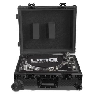UDG Ultimate Flight Case Multi Format Turntable Black MK2 Plus (Trolley  Wheels)