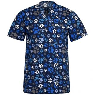 Bluza medicala Lorenzo cu labute