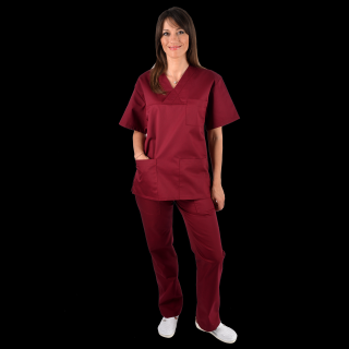 Costum medical bordo - unisex