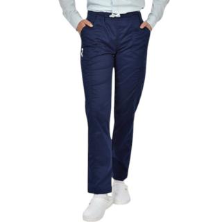 Pantaloni Dante bleumarin de dama