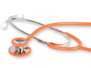 Stetoscop cu capsula dubla GIMA- Latex Free - portocaliu (32577)