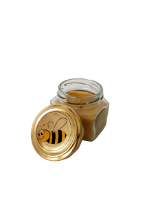 Lumanare ceara de albine in recipient de sticla