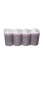Lumanari de Advent ,   Set de 4 Lumanari  D4.4xH6.5 Cm Gri