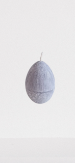 Lumanari Naturale Artizanale in Forma de Ou - Culoare Culoarea Gri