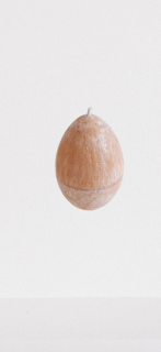Lumanari Naturale Artizanale in Forma de Ou - Culoare Culoarea Maro deschis
