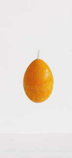 Lumanari Naturale Artizanale in Forma de Ou - Culoare Culoarea Portocaliu
