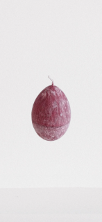 Lumanari Naturale Artizanale in Forma de Ou - Culoare Culoarea Visiniu