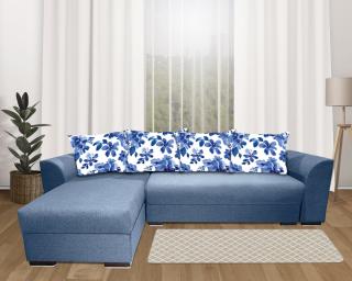 Coltar sufragerie extensibil Lindo N74 Albastru