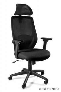 Scaun Ergonomic Chester negru, mecanism sincron