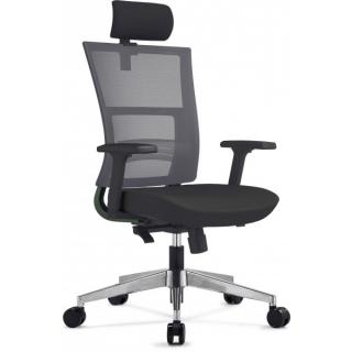 Scaun Ergonomic Next PDH Mesh Stofa neagra