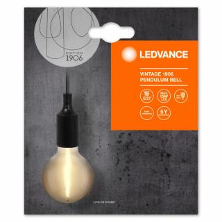 1906 PENDULUM BELL E27 BK LEDV