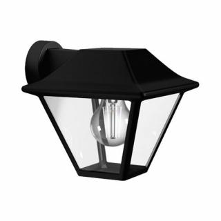 ALPENGLOW DOWN WALL LANTERN BLACK 1X60W