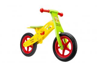 Bicicleta fara pedale din lemn pentru copii WOODEN BALANCE BIKE SEVEN WTP GAL VER