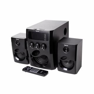 BOXE SPACER 2.1  20W Black , radio fm,