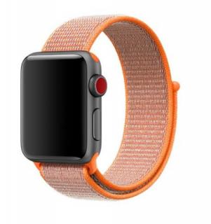 Bratara Apple watch 38 40mm Nylon strap orange