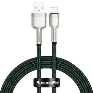 Cablu Baseus Cafule Lightning, 2m, verde