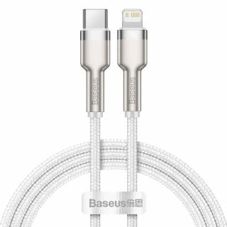 Cablu Baseus Type-C la Lightning 1m alb