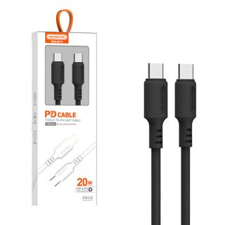 Cablu date Type C la Type-C 5A 60W 1.2m Power Delivery PD Black Power Delivery PD Black SMS-BP10