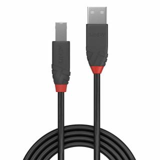 Cablu Lindy 0.2m USB 2.0 Tip A la Tip B