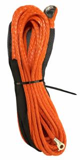 Cablu Troliu sintetic , Cablu sintetic pentru troliu 5mm 15mb culoare Orange,   sufa troliu  Can Am canam  Polaris  segway  cf moto