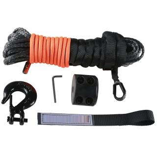 Cablu Troliu sintetic , Cablu sintetic pentru troliu atv 5 mm 3.8 tone, 15.4metri ,   sufa troliu  Can Am canam  Polaris  segway  cf moto