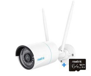 Camera de supraveghere Reolink W320 2K+ 5MP QHD pentru exterior, Wi-Fi 2,4 5 GHz, detectare persoane vehicule animale, certificata IP67, IR 30M, conectare cu NVR-uri Reolink