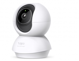 Camera de supraveghere Smart TP-Link Tapo C230 cu Pan Tilt 360 grade, 5MP, 3K, 2880x1620, Utilizare Baby Monitor, Wireless, Night Vision, Detectare Smart AI, Two-Way Audio, Alarma sonora si luminoasa,