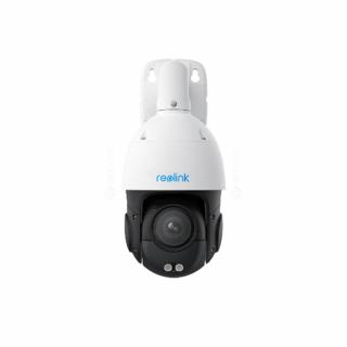 Camera supraveghere rotativa IP PTZ Speed Dome cu iluminare duala Reolink P850, 4K, 5.3 - 86mm, IR lumina alba 80 m, microfon si difuzor, detectie om vehicul animal, slot card, auto tracking, vizualiz
