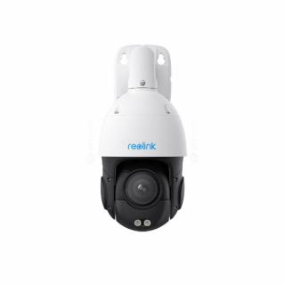 Camera supraveghere rotativa speed dome PTZ IP Reolink P840, 4K, Zoom 5X, IR   lumina alba 60 m, PoE, detectie persoane   vehicule   animale, slot card, microfon, difuzor