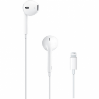 Casti Apple MWTY3ZM A, Lightning, White, Apple EarPods with Lightning Connector