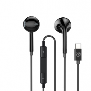 Casti cu fir Tellur Basic U In-Ear negru