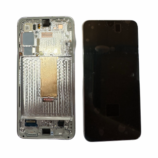 Display Samsung Galaxy S23 Plus S916 cu rama , Lime Rama Silver