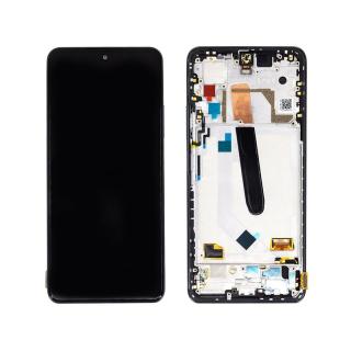 Display Xiaomi Poco F3 cu Rama Black Original Service Pack