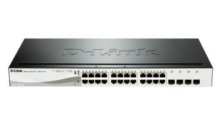 DLINK SW 20P-GB 4CMB 12P-POE SMART RM