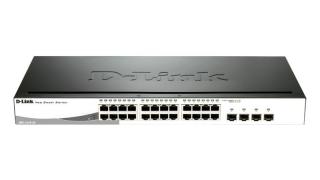 DLINK SW 24P-GB 4CMB 12P-POE SMART RM