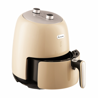 Friteuza cu aer cald FRAM Airfryer FAF-1500CR, gatire fara ulei, 1500W, capacitate cos 3.2L, vas detasabil anti-adeziv, termostat reglabil 80-200 C, timer 30 min, crem
