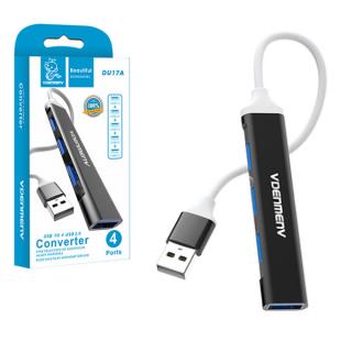 Hub USB 3.0, 4 porturi, Denmen