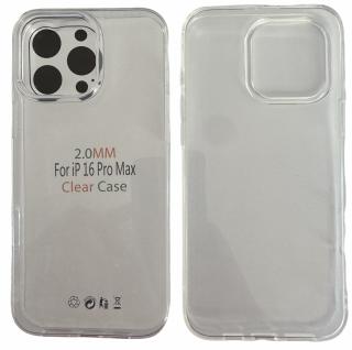 Husa pentru iPhone 16 Pro Max 6,9   , transparenta , 2mm,