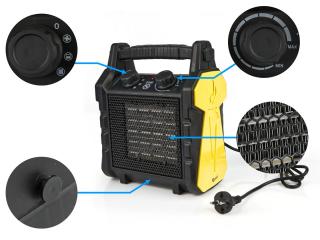 Incalzitor, aeroterma, Incalzitor electric ceramic 3KW,calorifer electric , Incalzitor