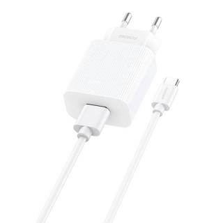 Incarcator cu Cablu Type C,foneng 1x USB EU28 QC 3.0+