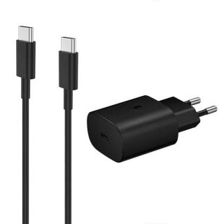 Incarcator iPhone iphone 15   Samsung    Xiaomi, cablu Type C PD 25W, NEGRU