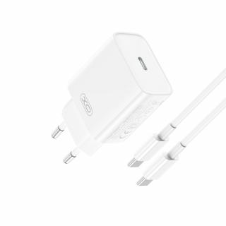 Incarcator retea iPhone 20w ,CE15 PD 20W 1x USB-C white + USB-C - USB-C cable   incarcator samsung