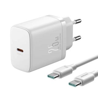 Incarcator usb a cu cablu Type c  25W   adaptor usb c, Compatibil iPhone 15   16   Samsung