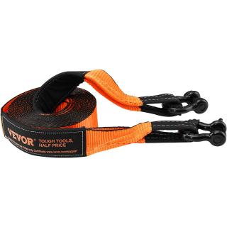 Kit de recuperare pentru off-road, 3   x 30  , Kit de recuperare pentru troliu rezistent cu o curea de remorcare din poliester cu o capacitate de 30.000 lbs, 44.092 lbs cartuse cu inel in D, sac d