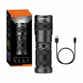 Lanterna Puternica Superfire GT60, 2600lm, USB-C