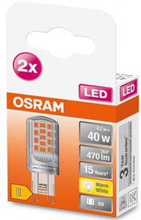 LEDPIN40 CL 4,2W 827 230V G9 FS2 OSRAM