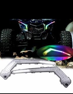 Lumini semnalizari compatibil MAVERICK X3, RGB multicolor pentru Can Am Maverick X3, Canam can-am, Aplicatie telefon